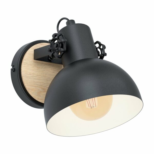 Eglo Wandlampe Lubenham Schwarz-Braun