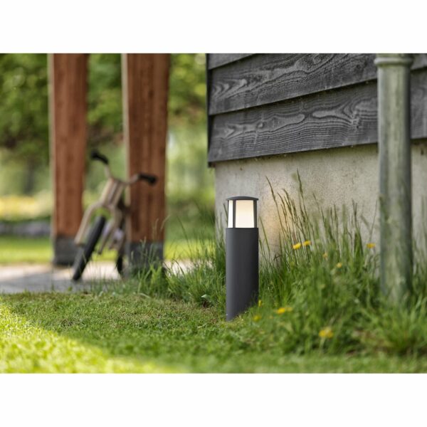 Philips myGarden LED-Sockelleuchte Stock Anthrazit