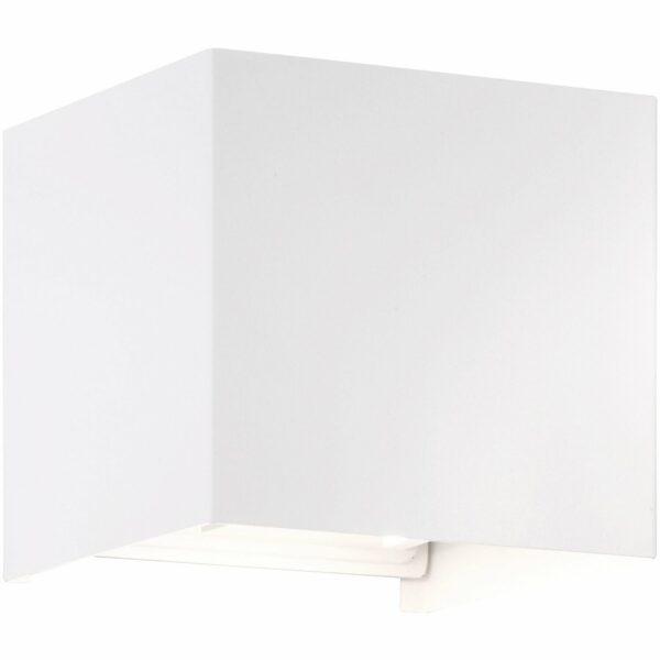 Fischer & Honsel LED-Wandleuchte Wall 2x 3 W Weiß 540 lm Eckig