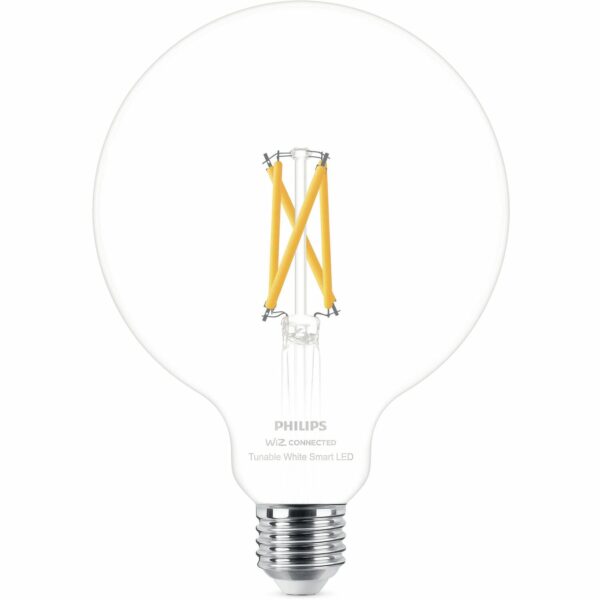 Philips Smart LED-Leuchtmittel 7 W E27 Globe Filament G125 Clear Einzelpack