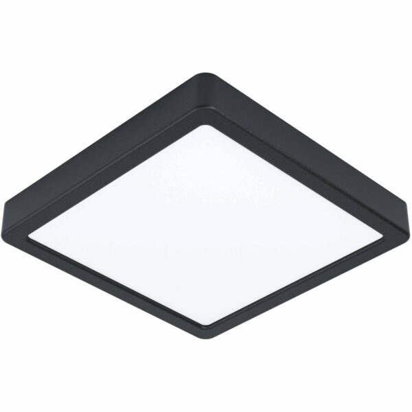 Eglo LED Aufbauleuchte Fueva 5 Schwarz-Warmweiß eckig 17 W