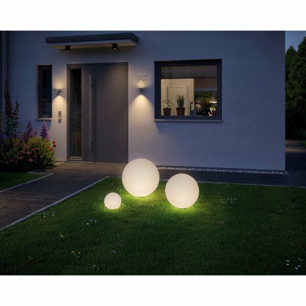 Paulmann Plug & Shine LED-Leuchte Globe Ø 20 cm IP67 Warmweiß