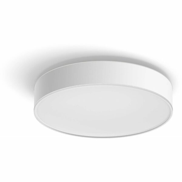 Philips Hue Deckenleuchte White Ambiance Devere M Weiß 2400 lm inkl. Dimmer