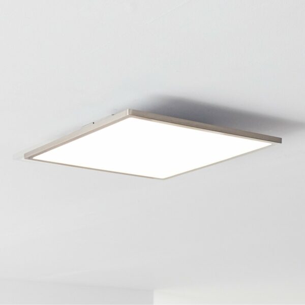 Brilliant LED-Deckenaufbau-Paneel Ceres 35 cm x 35 cm Weiß Metall