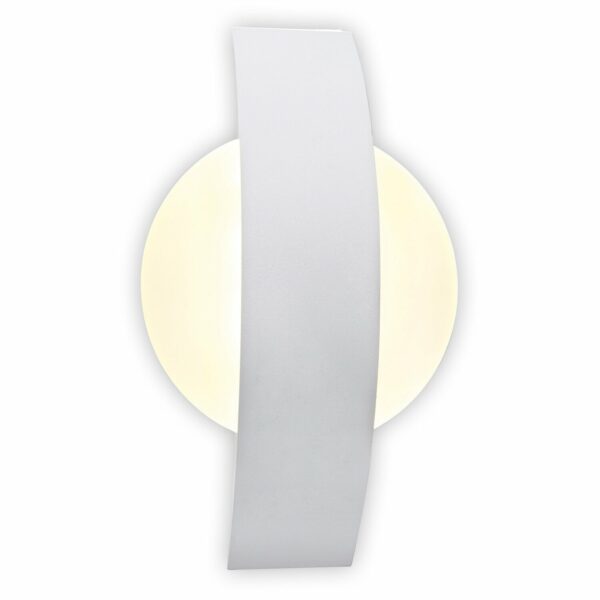 Näve LED-Wandleuchte Stan Weiß 24 cm