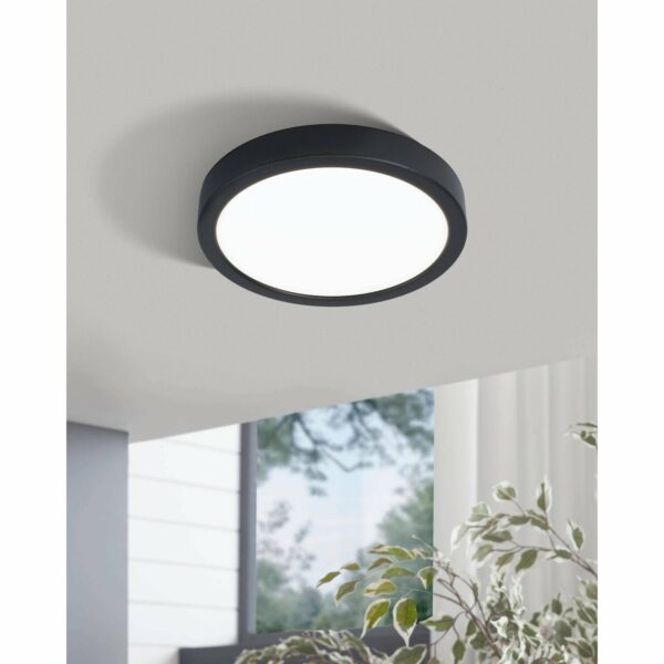 Eglo LED Aufbauleuchte Fueva 5 Schwarz-Weiß 17 W