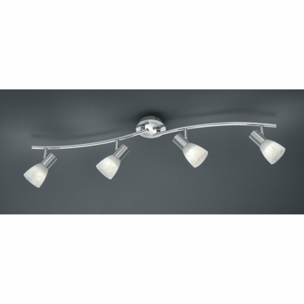 Trio LED-Spot 4er Levisto Nickel matt