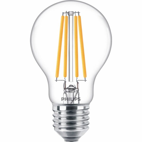 Philips LED-Leuchtmittel E27 Glühlampenform 10