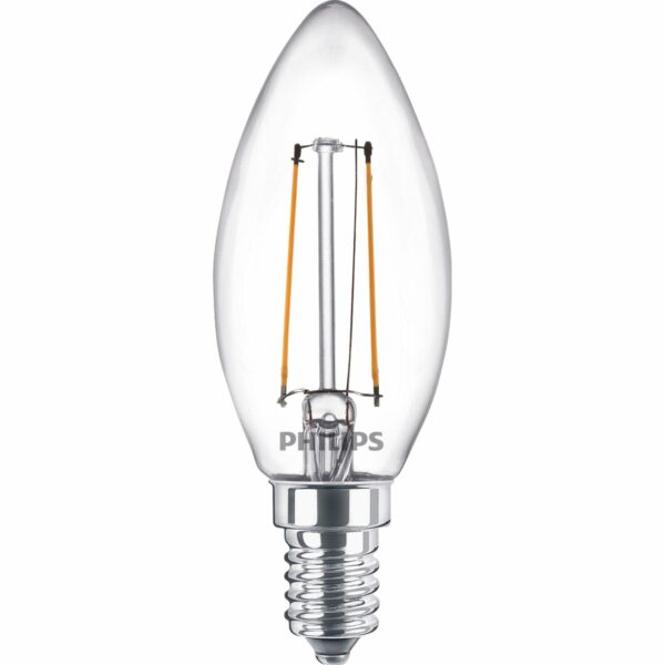 Philips LED-Leuchtmittel E14 Kerzenform 2 W Warmweiß 250 lm 9