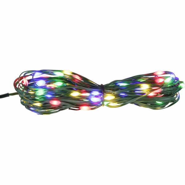 Globo LED-Lichterkette Gabri Dunkelgrün 100-flammig mit RGB Farbwechsler 9